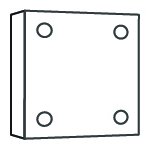 Sleek Jet on Runway at Dusk Acrylic Print