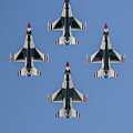 Thunderbirds in Precision Diamond Formation Overhead by Dave Koch